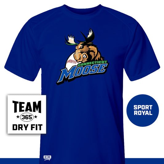 Performance T-Shirt - MULTIPLE COLORS AVAILABLE - Connecticut Moose Baseball V1