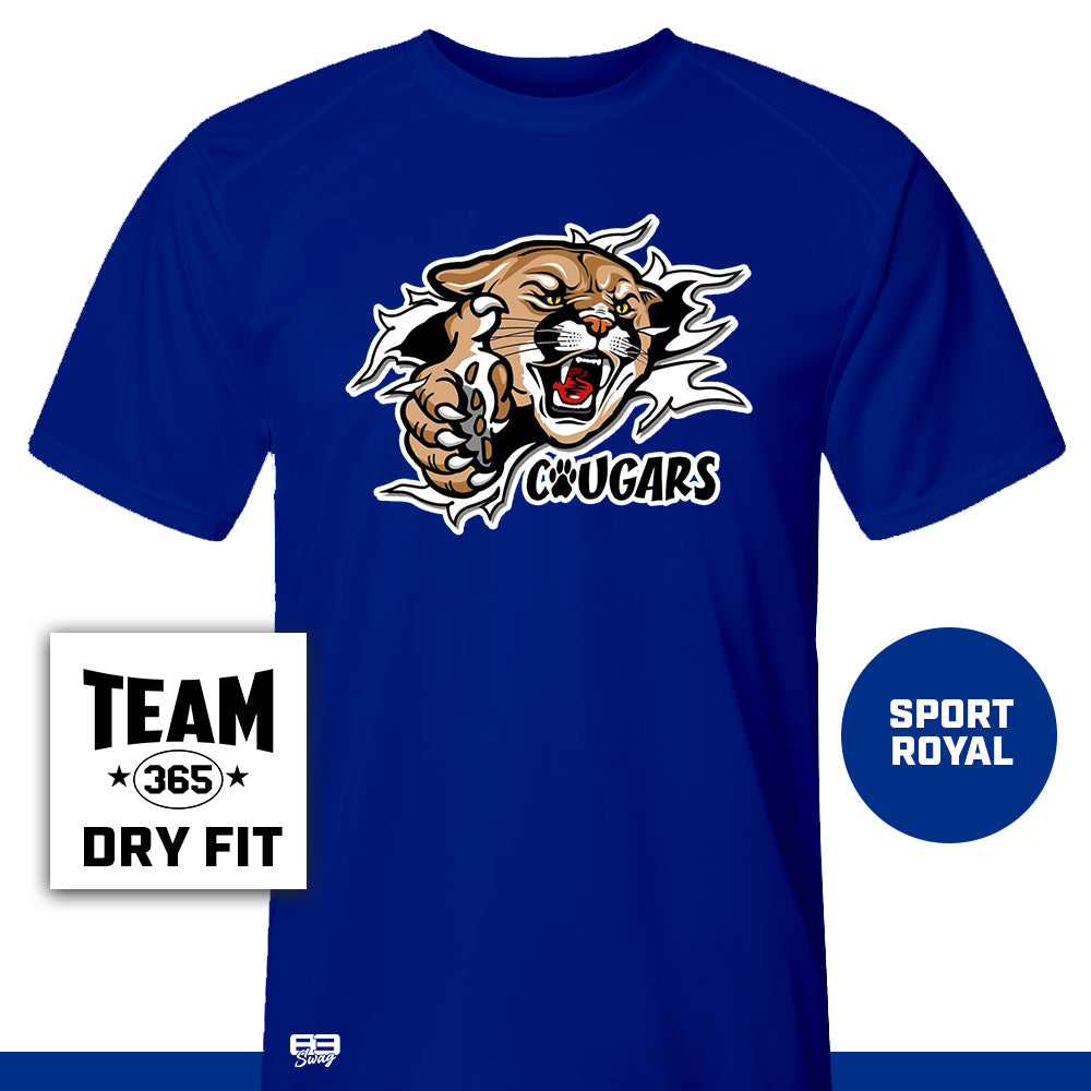 Performance T-Shirt - MULTIPLE COLORS AVAILABLE - North Caroline Cougars Football