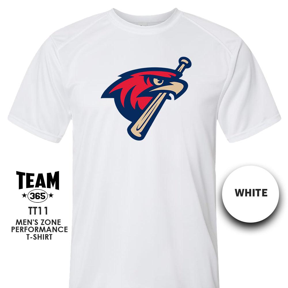 MSA Redtails Baseball - Crew - Performance T-Shirt - MULTIPLE COLORS AVAILABLE - 83Swag