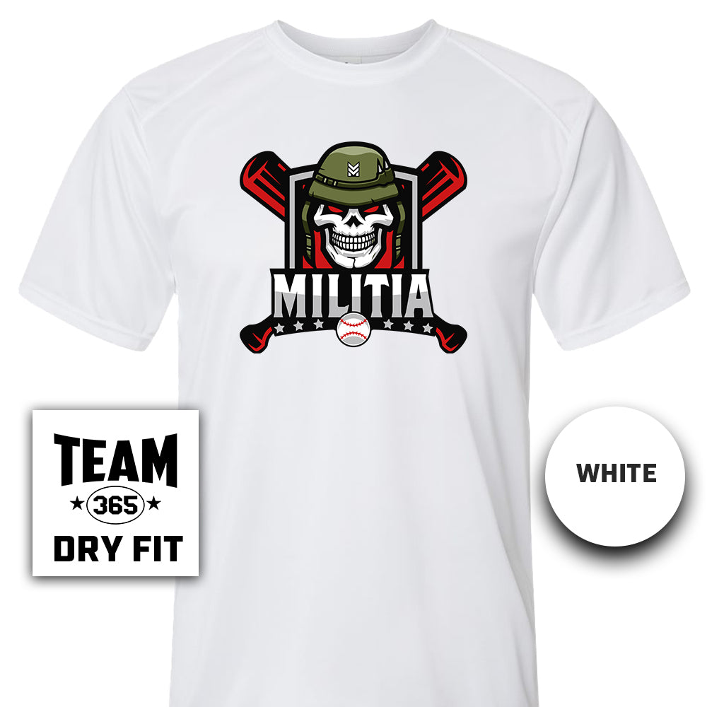 Performance T-Shirt - MULTIPLE COLORS AVAILABLE - Militia Baseball