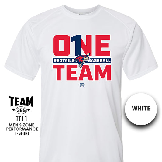 MSA REDTAILS BASEBALL - ONE TEAM LIMITED EDITION - Unisex Crew - Performance T-Shirt