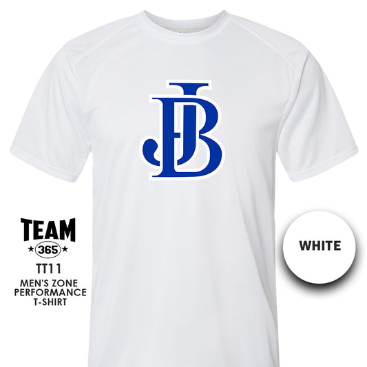 Jax Beach Baseball - JB VERSION  - Crew - Performance T-Shirt - MULTIPLE COLORS AVAILABLE