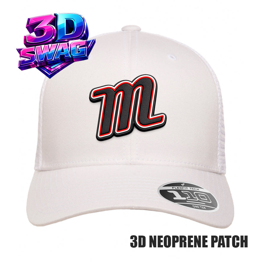 SYA - 3D PATCH TEAM HATS - Flexfit 110M Mesh Hat