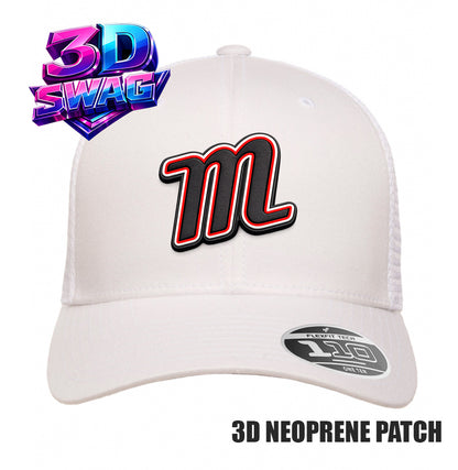 SYA - 3D PATCH TEAM HATS - Flexfit 110M Mesh Hat