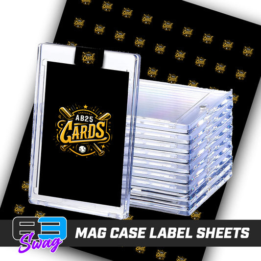 Custom One Touch Sticker Sheets - AB25Cards