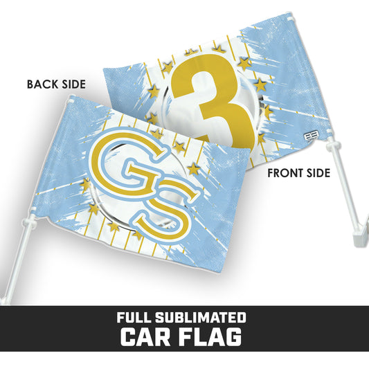 Golden Spikes Baseball 2024 Edition - Car Flag