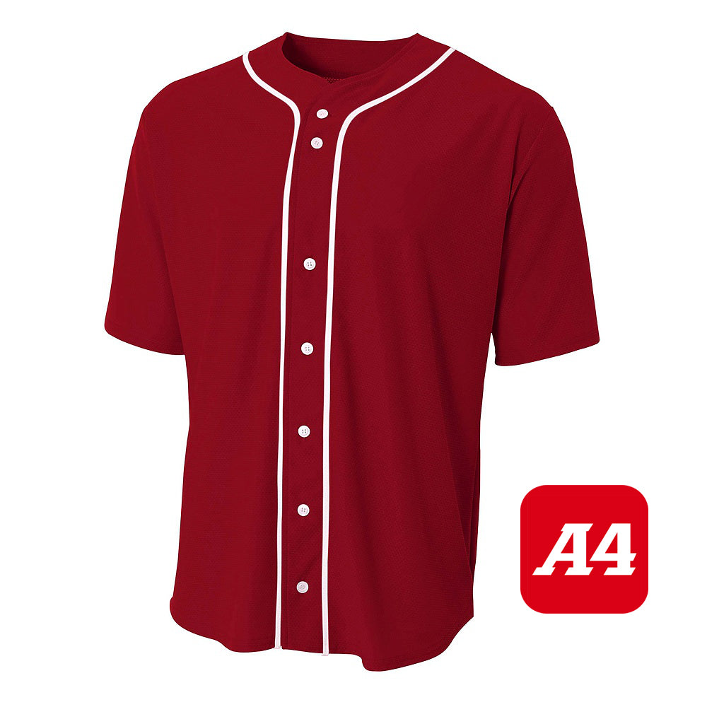 DIY - A4 Apparel N4184 Game Day Classic Baseball Jersey
