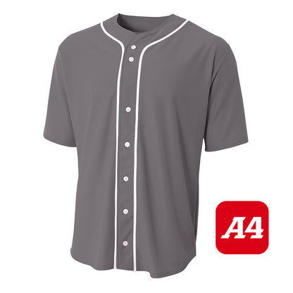 DIY - A4 Apparel N4184 Game Day Classic Baseball Jersey
