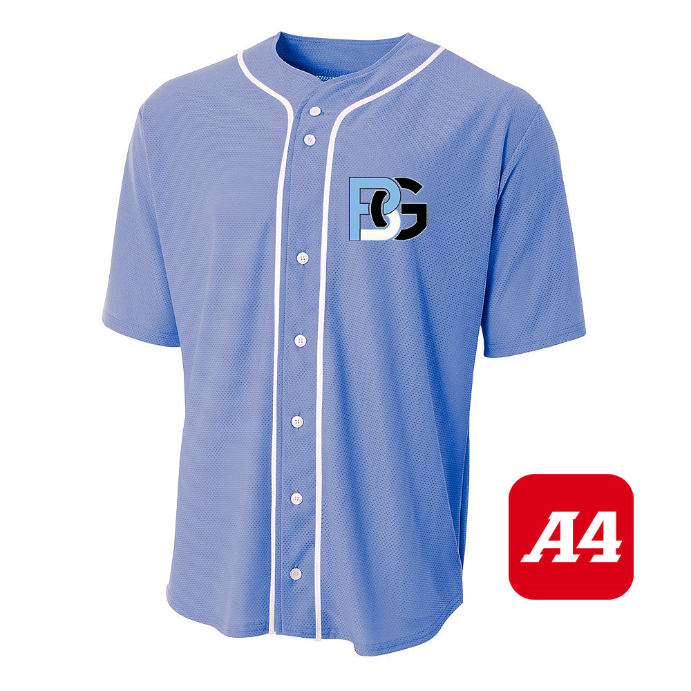 A4 Apparel N4184 Game Day Classic Baseball Jersey - Lightning Baseball