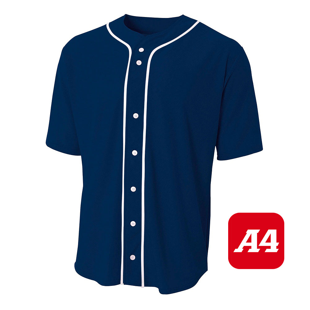 DIY - A4 Apparel N4184 Game Day Classic Baseball Jersey