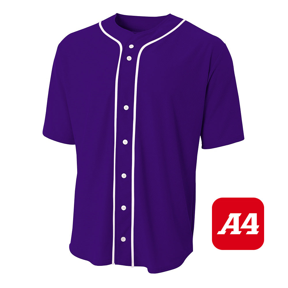 DIY - A4 Apparel N4184 Game Day Classic Baseball Jersey