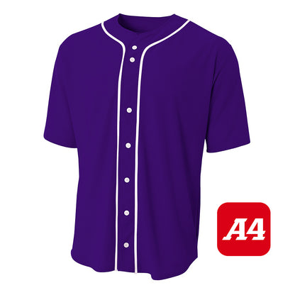 DIY - A4 Apparel N4184 Game Day Classic Baseball Jersey