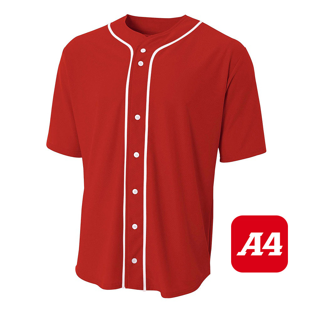 DIY - A4 Apparel N4184 Game Day Classic Baseball Jersey