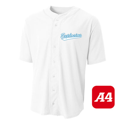A4 Apparel N4184 Game Day Classic Baseball Jersey - Explosion Softball