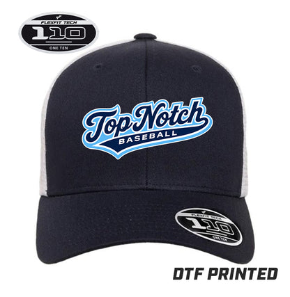 Flexfit 110M Adult 110reg Mesh Cap DTF PRINTED - Top Notch Baseball