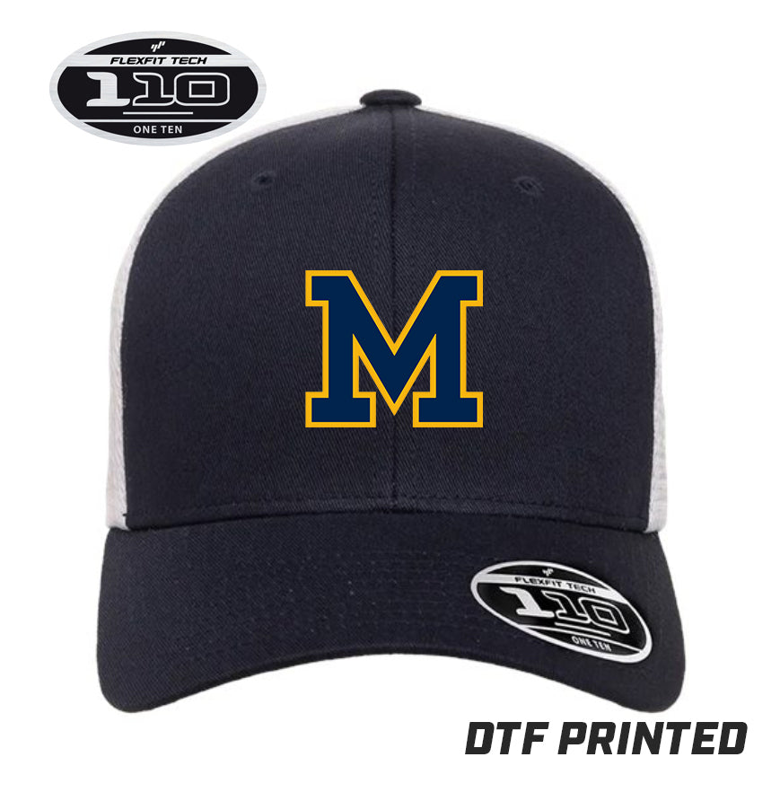 Flexfit 110M Adult 110reg Mesh Cap DTF PRINTED - Midland Baseball