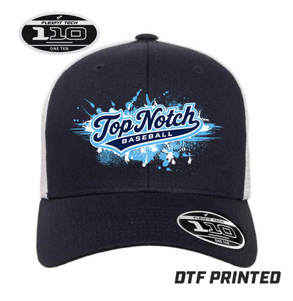 Flexfit 110M Adult 110reg Mesh Cap DTF PRINTED - Top Notch Baseball