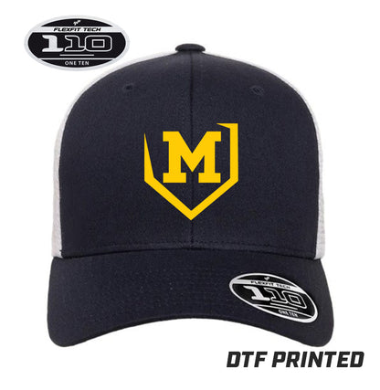 Flexfit 110M Adult 110reg Mesh Cap DTF PRINTED - Midland Bandits Baseball