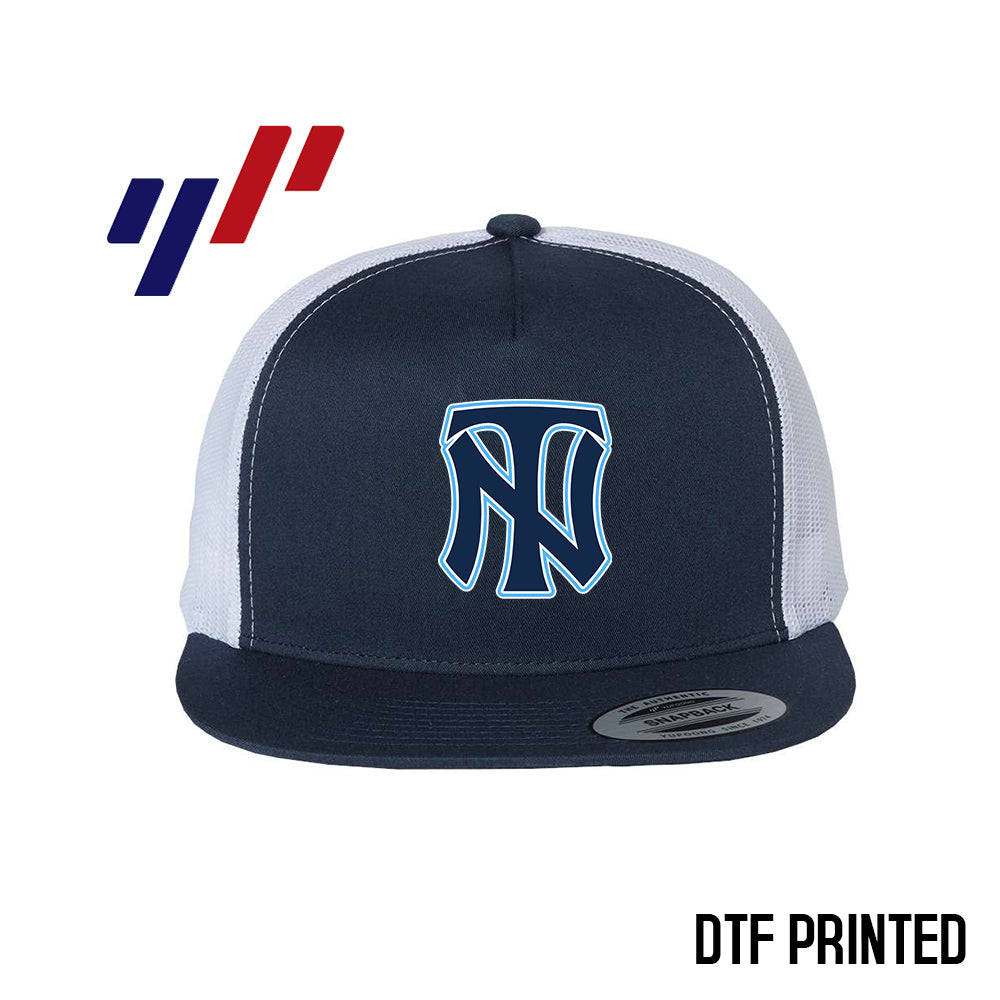 Yupoong 6006 Adult 5-Panel Classic Trucker Hat - DTF PRINTED - Top Notch Baseball