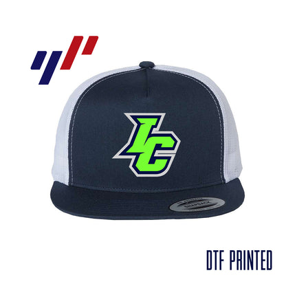 Yupoong 6006 Adult 5-Panel Classic Trucker Hat - DTF PRINTED - Indy Clutch Baseball