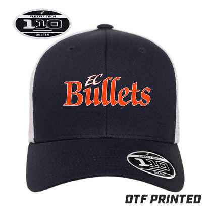 Flexfit 110M Adult 110reg Mesh Cap DTF PRINTED - EC Bullets Softball