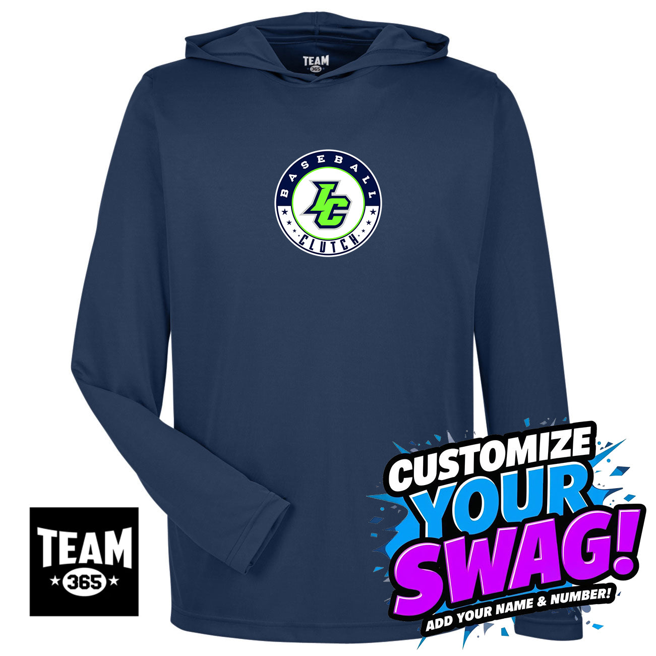 Team 365 Youth & Men's Zone Performance Hoodie - Indy Clutch Baseball