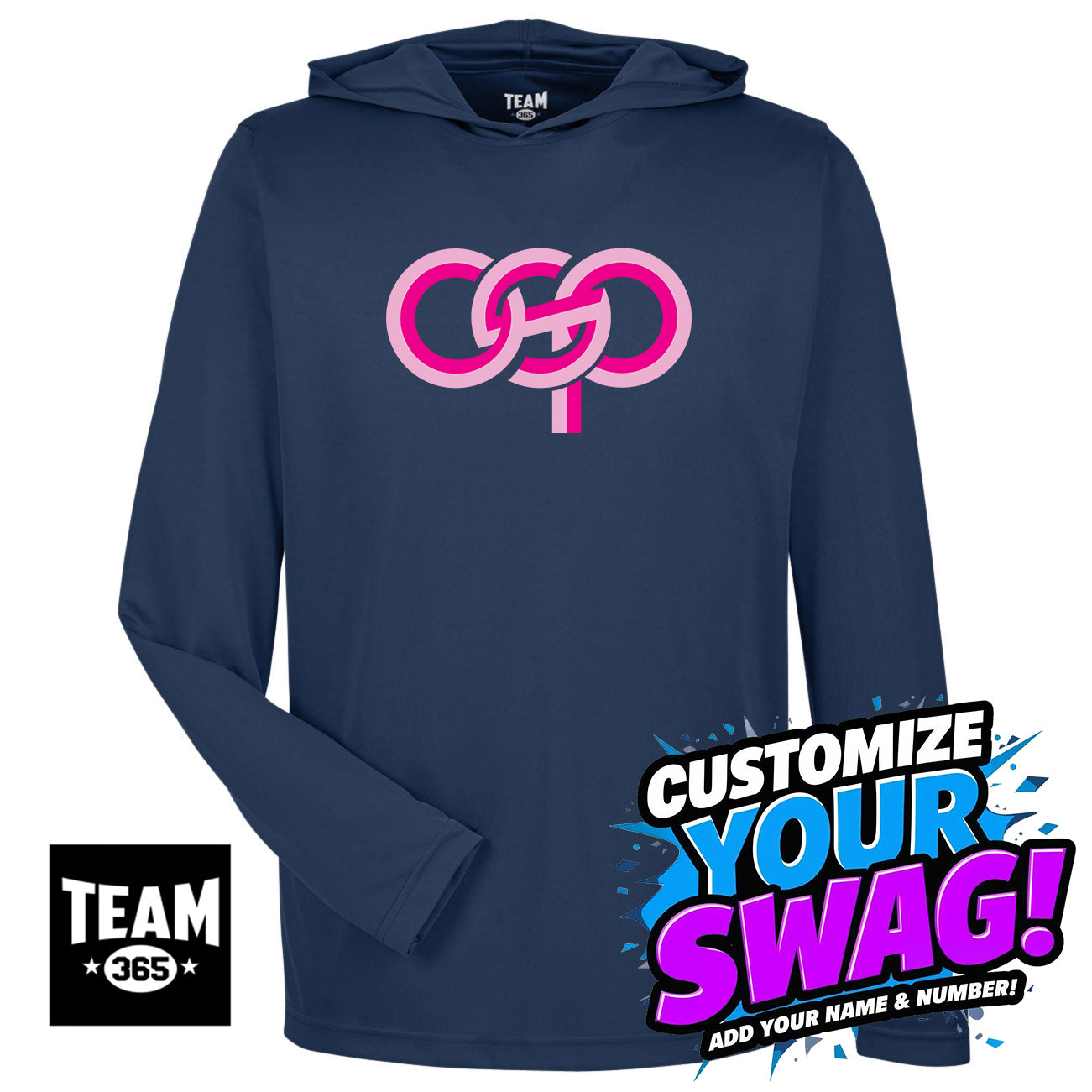 Team 365 Youth & Men's Zone Performance Hoodie - OSP Gorilla Queens Softball