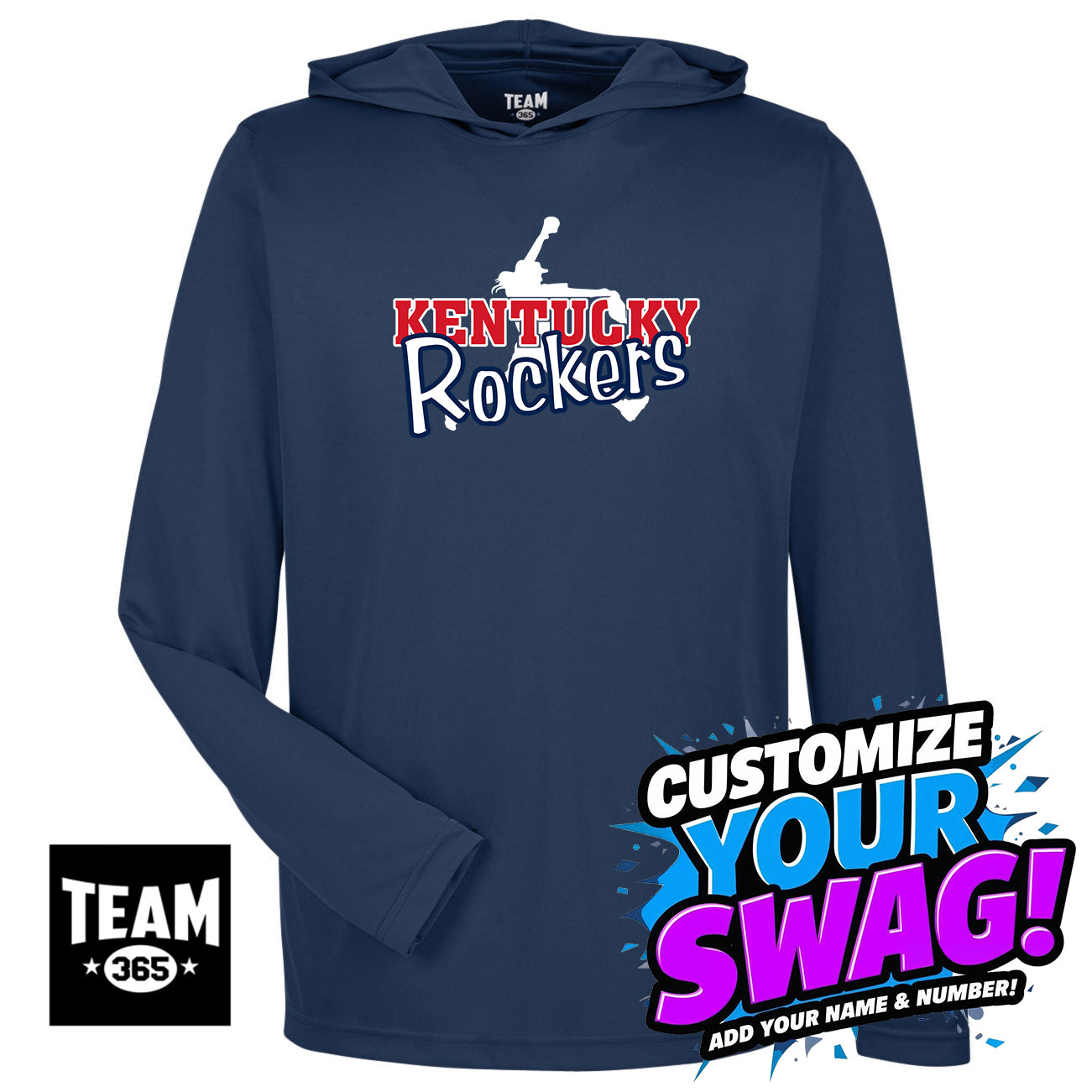 Team 365 Youth & Men's Zone Performance Hoodie - KY Rockers Softball