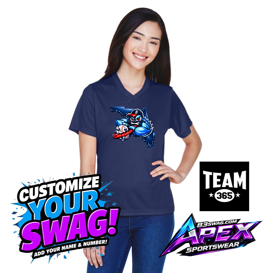 APEX Team 365 TT11W Women's Zone Performance T-Shirt - FCA Blueclaws Baseball