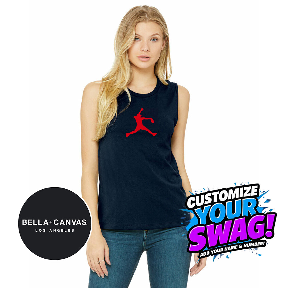Bella + Canvas B6003 Women's Jersey Muscle Tank - KY Rockers Softball