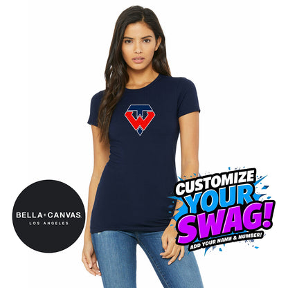 Bella + Canvas 6004 Women's The Favorite T-Shirt - Tampa Warriors Baseball