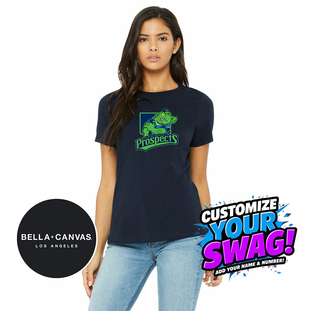 Bella + Canvas B6400 Women's Relaxed Jersey Short-Sleeve T-Shirt - OBP Swamp Kings
