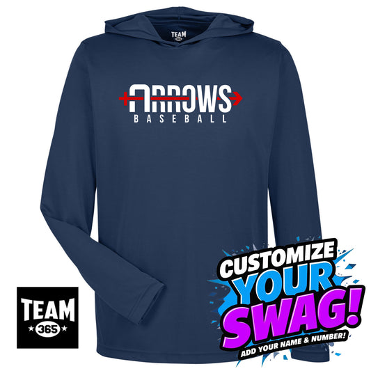 Team 365 Youth & Men's Zone Performance Hoodie - Arrows Baseball