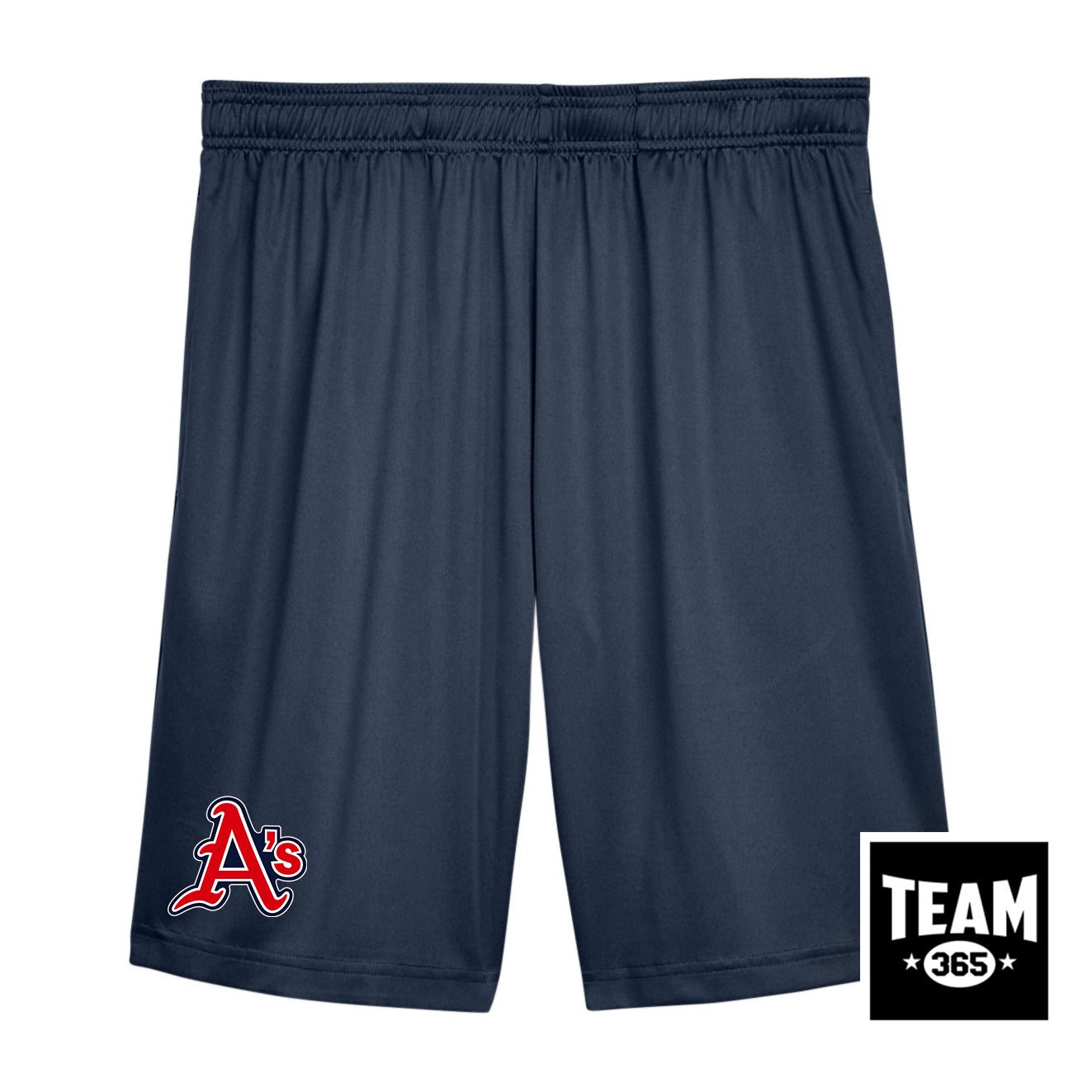 Team 365 Youth & Men's Zone Performance Short - Little Rock A's Baseball