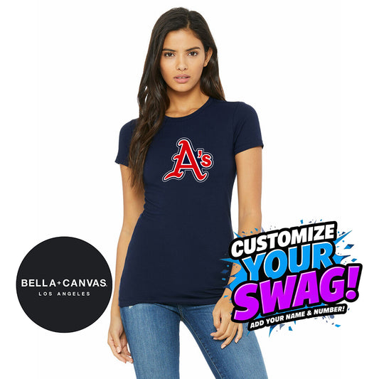 Bella + Canvas 6004 Women's The Favorite T-Shirt - Little Rock A's Baseball