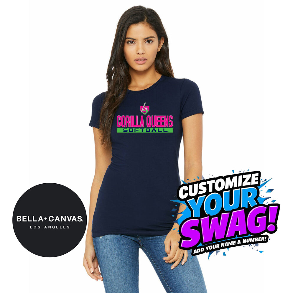Bella + Canvas 6004 Women's The Favorite T-Shirt - OSP Gorilla Queens Softball