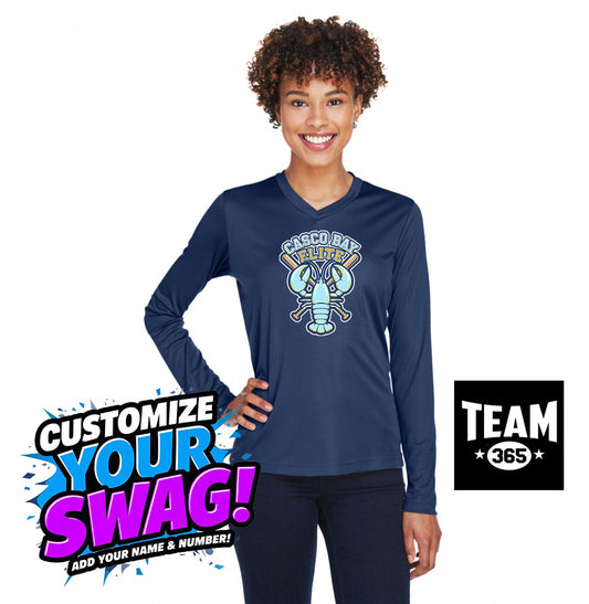 Team 365 TT11WL Women's Zone Performance Long-Sleeve T-Shirt - Casco Bay Elite Baseball
