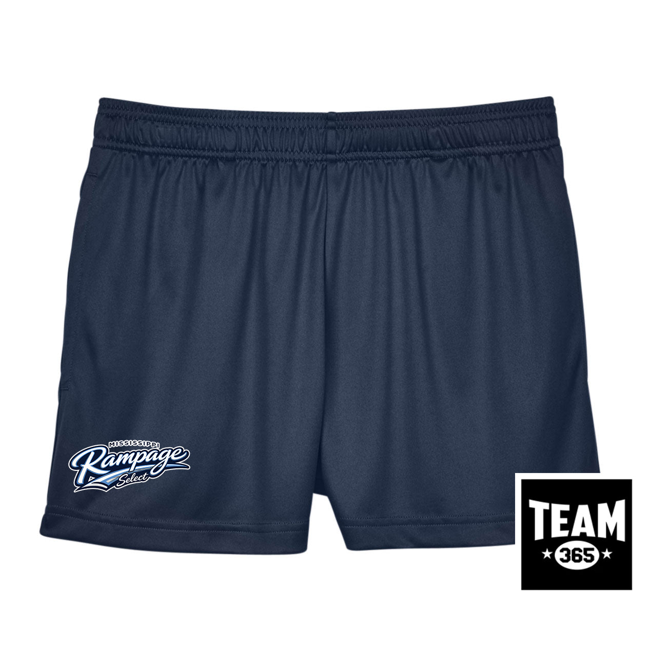 Team 365 TT11SHW Women's Zone Performance Short - Mississippi Rampage Select Softball