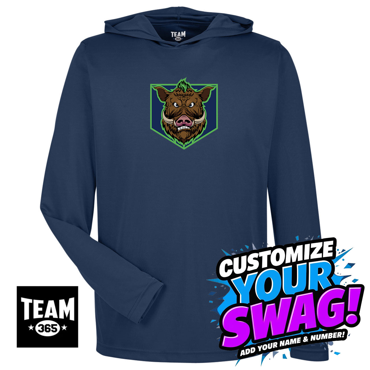 Team 365 Youth & Men's Zone Performance Hoodie - OBP War Hogs