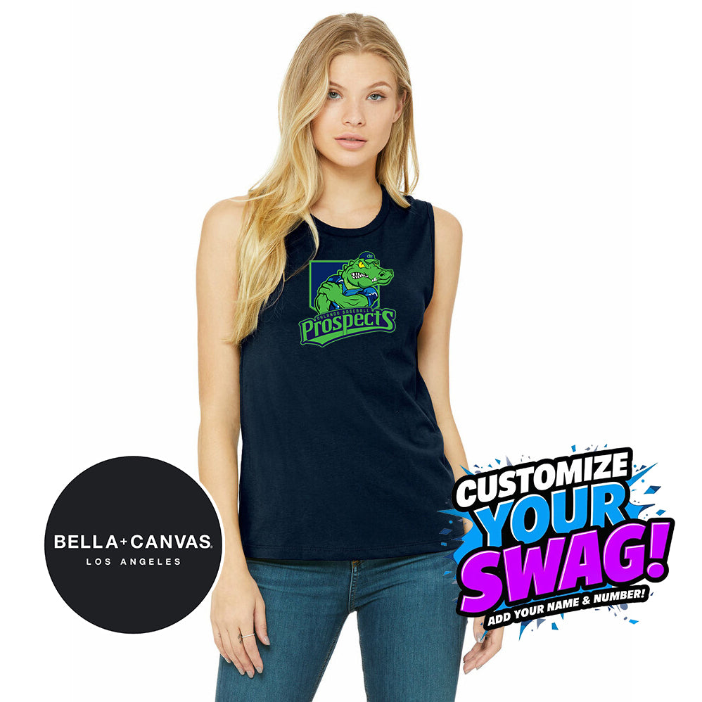 Bella + Canvas B6003 Women's Jersey Muscle Tank - OBP Swamp Kings