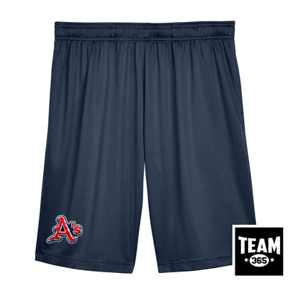 Team 365 Youth & Men's Zone Performance Short - Little Rock A's Baseball