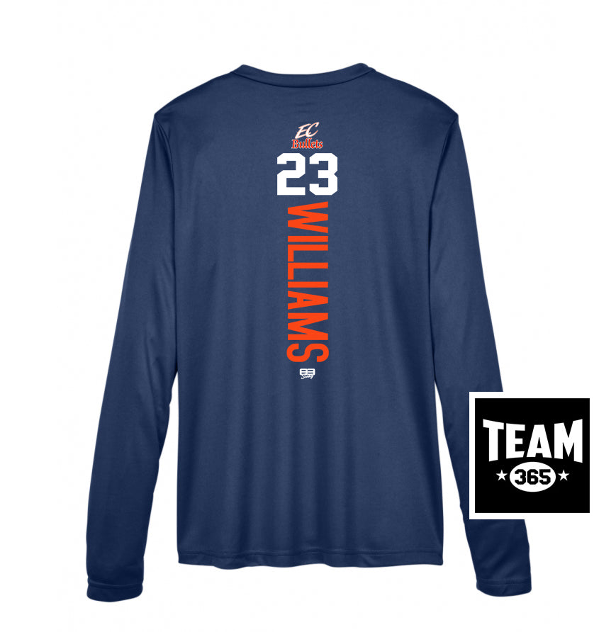 Team 365 TT11WL Women's Zone Performance Long-Sleeve T-Shirt - EC Bullets Softball