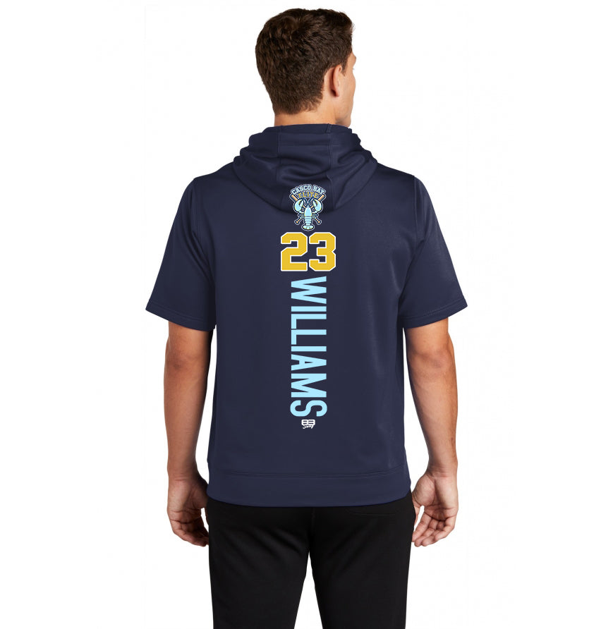 Sport-Tek Sport-Wick Fleece Short Sleeve Hooded Pullover ST251 - Casco Bay Elite Baseball