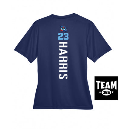 APEX Team 365 TT11W Women's Zone Performance T-Shirt - FCA Blueclaws Baseball