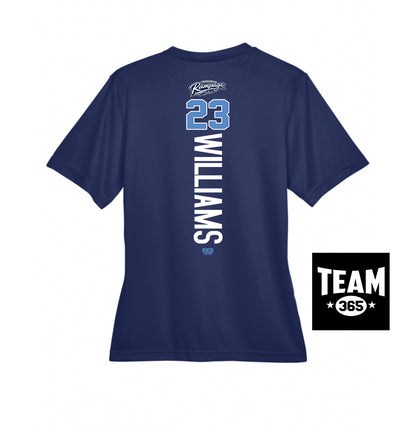 Team 365 TT11W Women's Zone Performance T-Shirt - Mississippi Rampage Select Softball