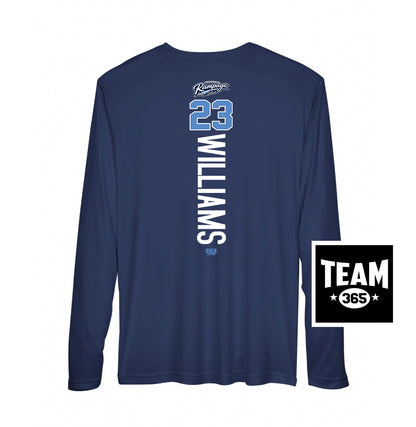 Team 365 Youth & Men's Zone Performance Long-Sleeve T-Shirt - Mississippi Rampage Select Softball