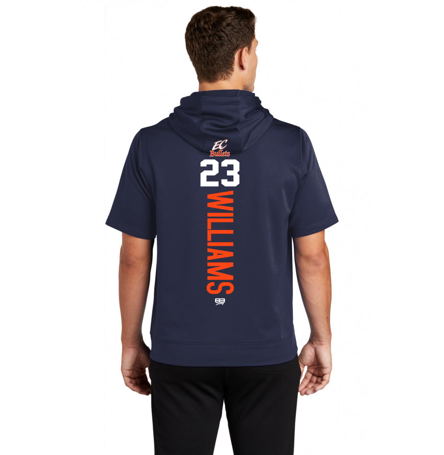 Sport-Tek Sport-Wick Fleece Short Sleeve Hooded Pullover ST251 - EC Bullets Softball