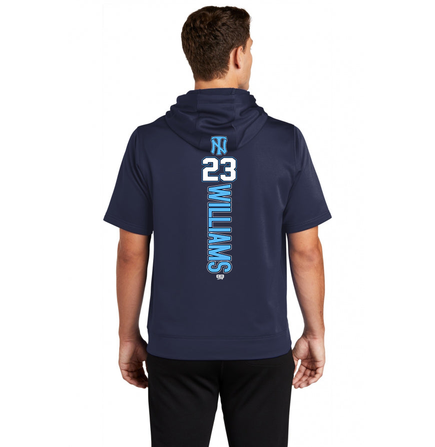 Sport-Tek Sport-Wick Fleece Short Sleeve Hooded Pullover ST251 - Top Notch Baseball