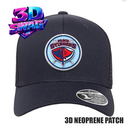 PASCO STINGERS - 3D PATCH TEAM HATS - Flexfit 110M Mesh Hat