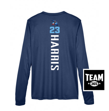 APEX Team 365 TT11WL Women's Zone Performance Long-Sleeve T-Shirt - FCA Blueclaws Baseball